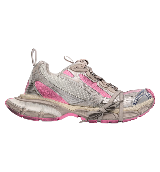 B4L3NClAG4 Avant-Garde Luxury 3XL panelled sneakers 'White/Grey/Pink'