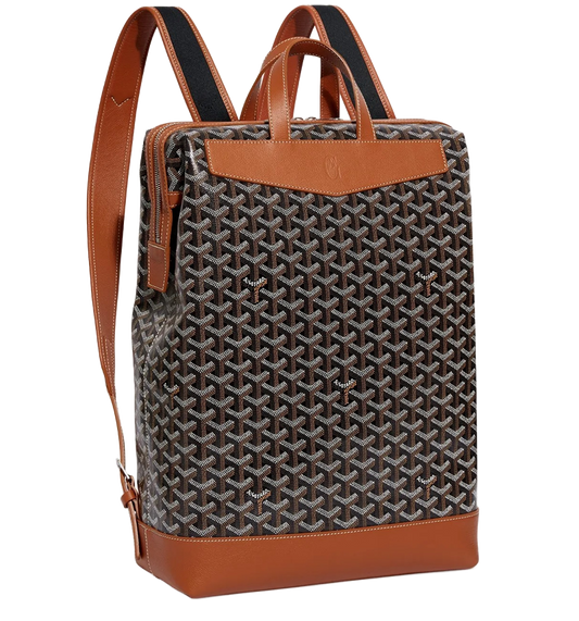 G0-Y4RD Monogram Luxury Cisalpin Backpack 'Black Tan'