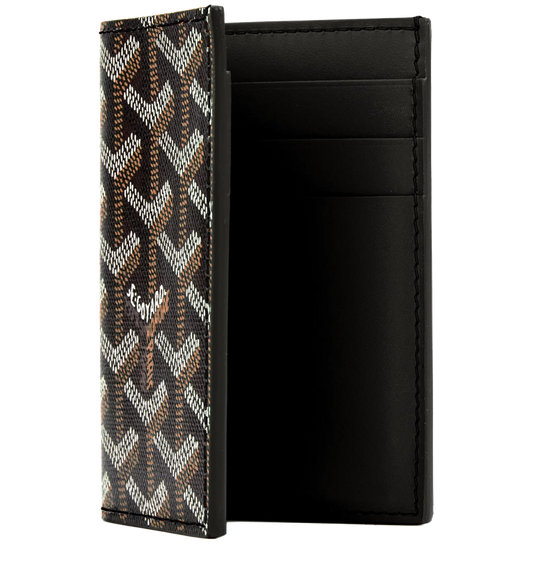 G0-Y4RD Monogram Luxury Luxury Folder Card Wallet 'Black'