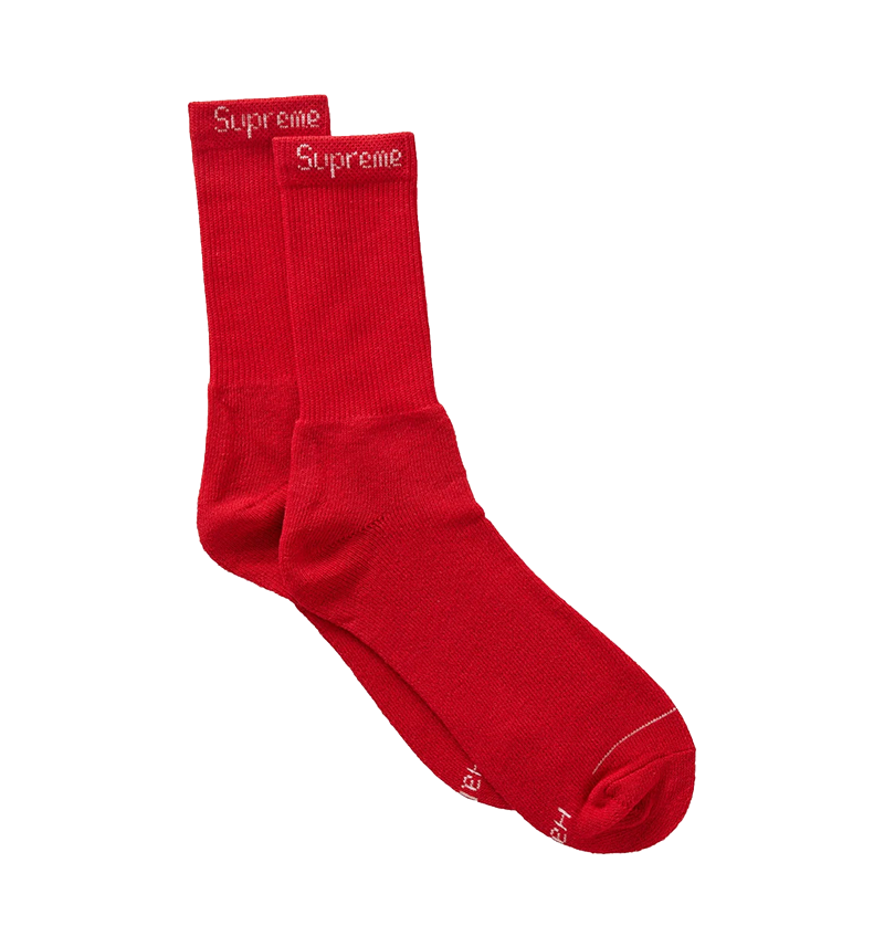 SUPR Crew Socks 'Red'