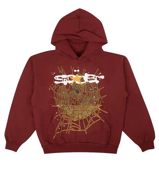 Maroon Spider Hoodie